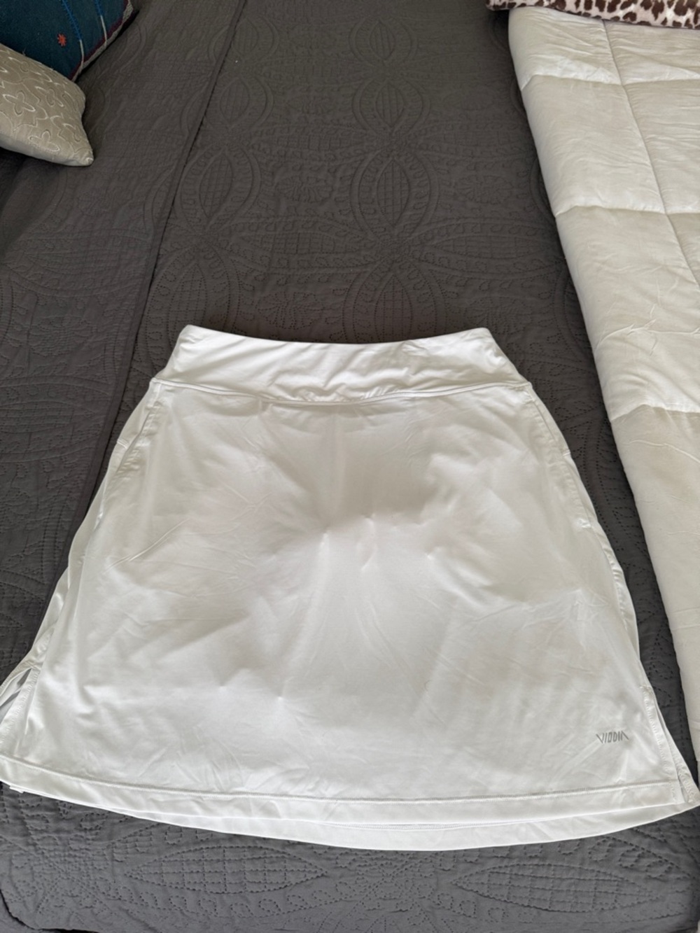 White Women's Active Skort - Lightweight Performance